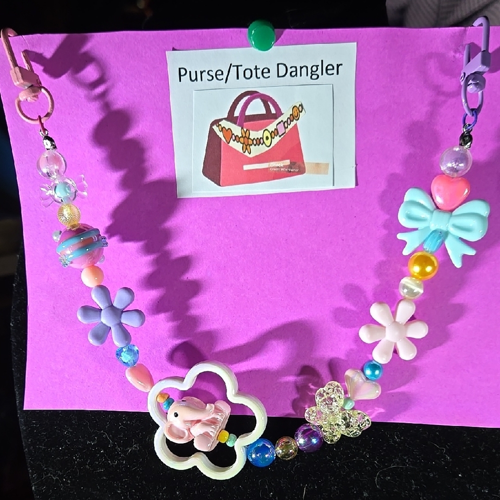 Beaded Purse/Tote Dangler